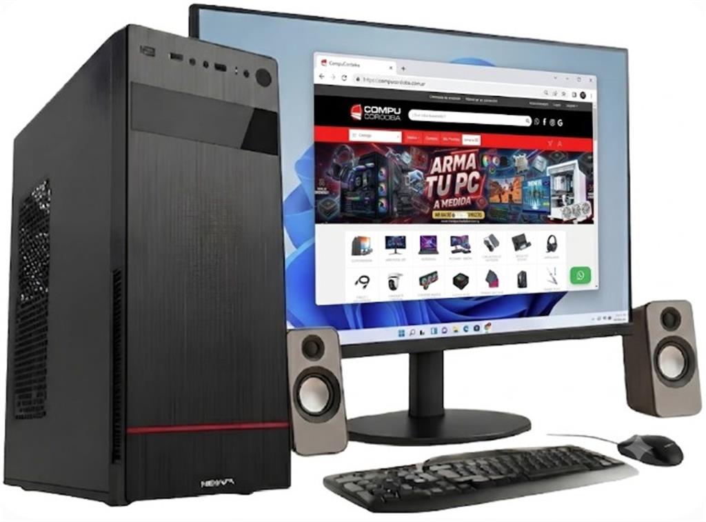 Pc Amd Ryzen 5 3400G 8G Ssd 240G + MONITOR 22"