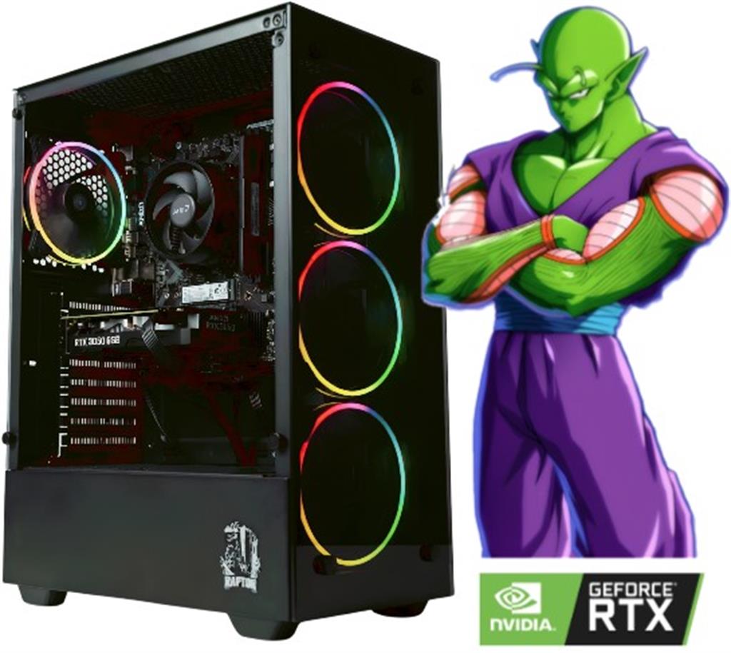Pc Gamer Diseño Piccolo Ryzen 5 16G Ram Ssd 500G RTX3050 6GB
