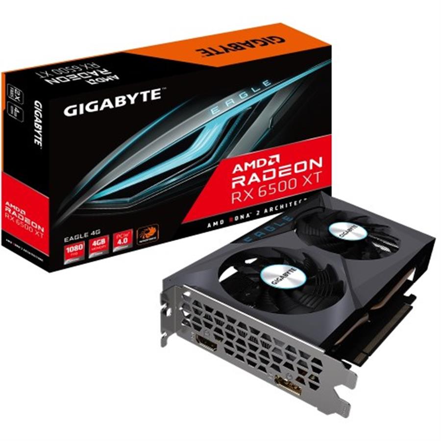 Placa Video RADEON RX 6500XT 4GB DDR6 GIGABYTE - USADA