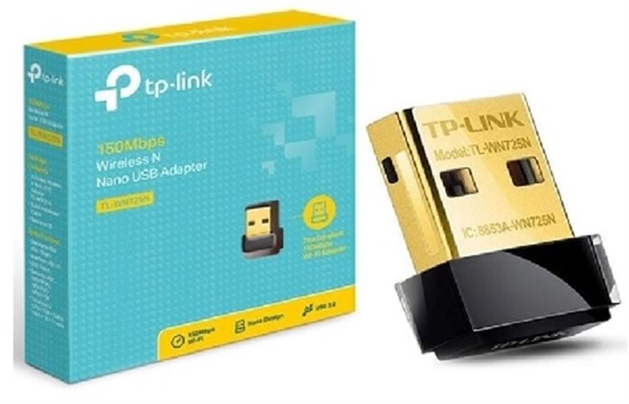 Placa de Red USB WiFi TP-LINK WN725N Nano