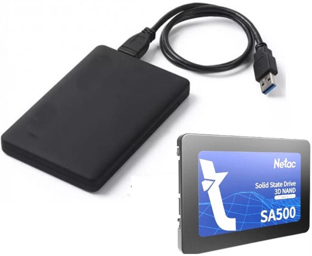 Disco Externo SSD 960GB NETAC + Carry Usb 3.0