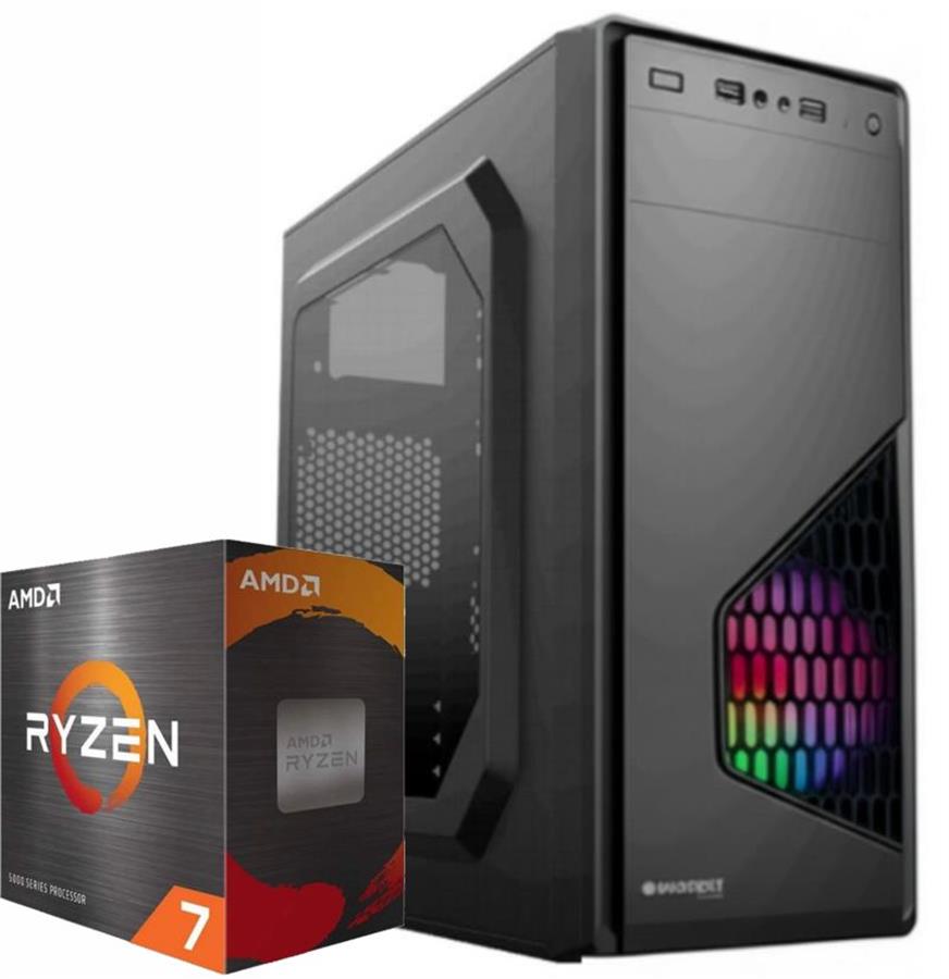 Pc - Amd Ryzen 7 5700G-16GB-Ssd 480Gb-Gabinete RGB