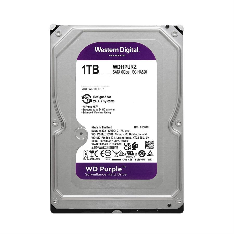 Disco Duro PC 1TB Sata3 WD PURPLE