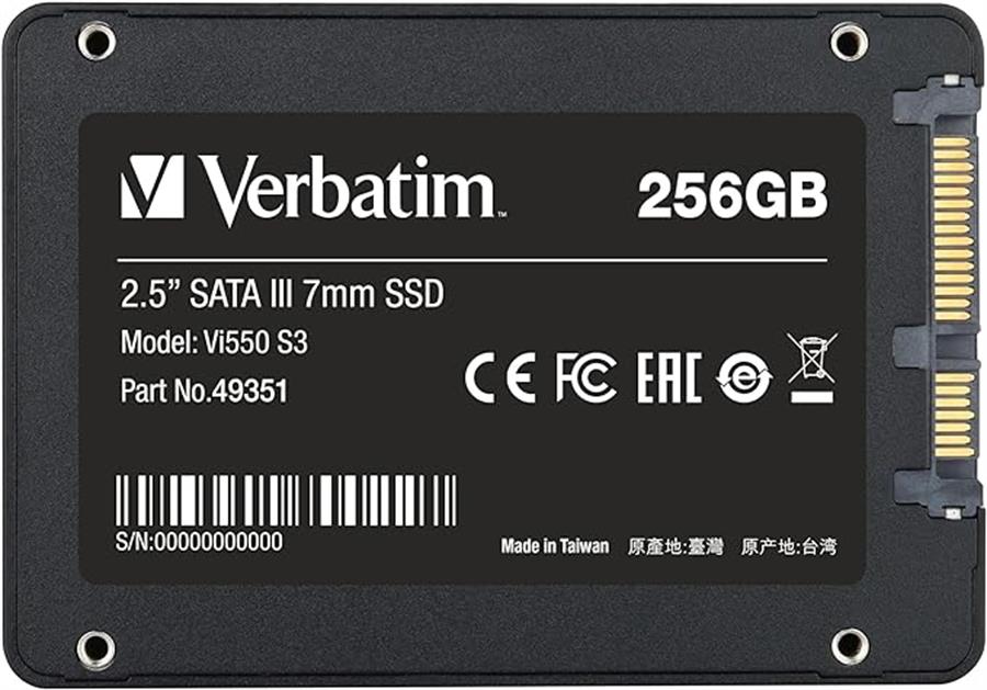 Disco Solido SSD 256GB Verbatim Vi560