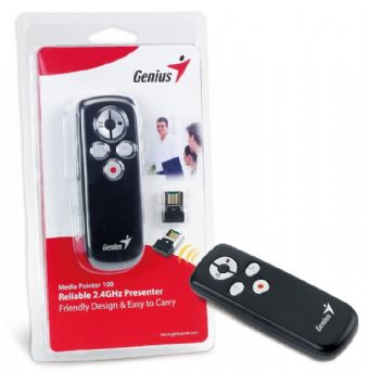 Presentador Puntero Laser GENIUS 100 Wireless